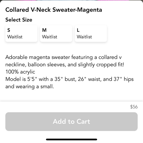 Magenta sweater - Picture 8 of 8